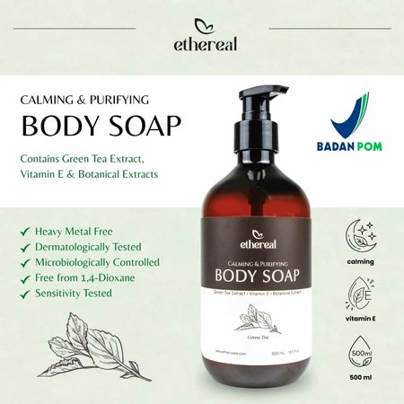 Body Soap by Ethereal - Green Tea; Calming • Purifying
